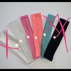 Assortment of Lululemon headbands